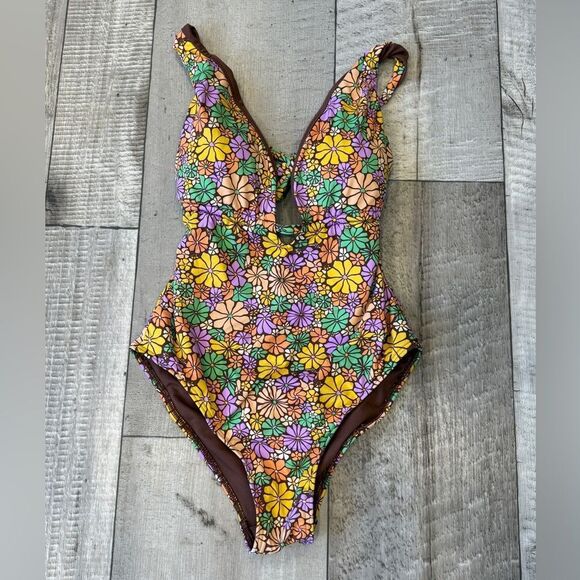 Roxy Eco All About Sol One Piece Swimsuit - Picture 4 of 7